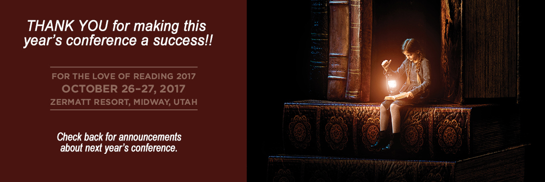 For the Love of Reading 2017 poster - Thank you